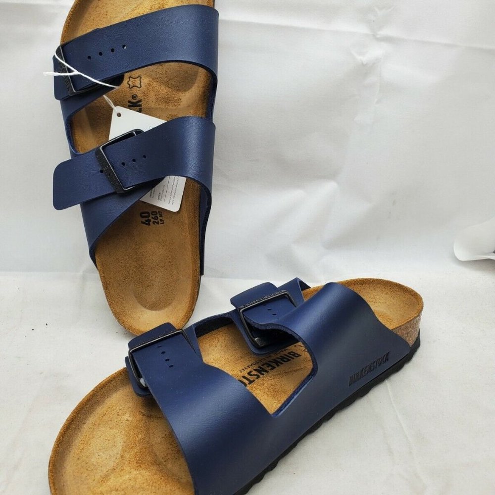 Birkenstock Arizona Sandal Birko-Flor Regular Blue  - Model 51751 Various Sizes - Picture 4 of 7